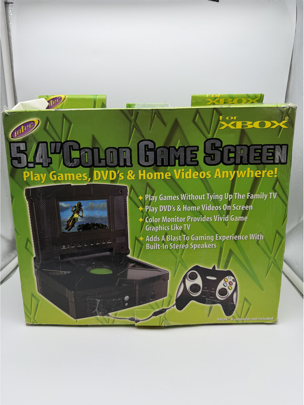Intel 5.4" Color Game Screen for Xbox - Play Games, DVDs & Home Videos Anywhere